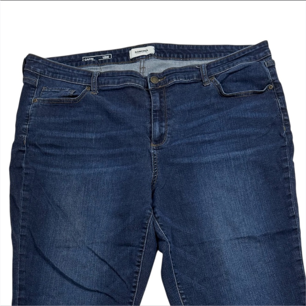 Sonoma Denim Capri Jeans 18 W - Picture 6 of 10